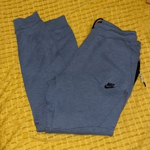 Light Blue Nike Tech Fleece Joggers (Medium)